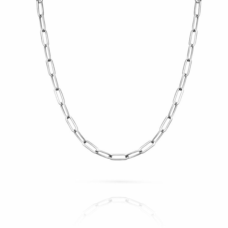 2.5mm | Silver | Paperclip Chain
